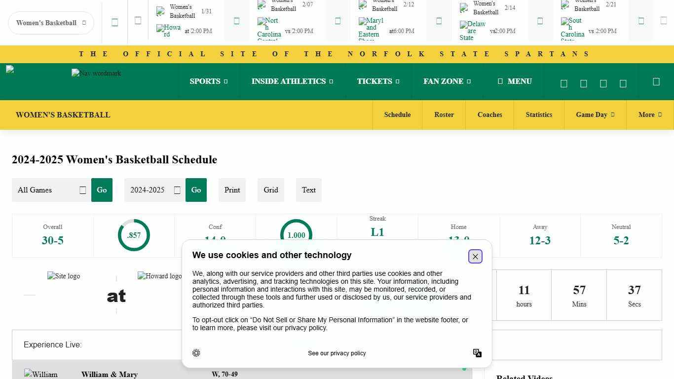 2024-2025 Women's Basketball Schedule - Norfolk State University Athletics